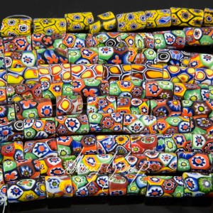Modern Millifiori 'Trade' Beads-6515