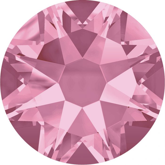 Light Rose (223) SWAROVSKI 2088, Flat Back Stones, No Hot Fix