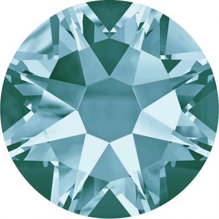 Light Turquoise (263) SWAROVSKI 2088, Flat Back Stones, No Hot Fix