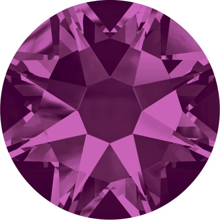 Fuchsia (502) SWAROVSKI 2088, Flat Back Stones