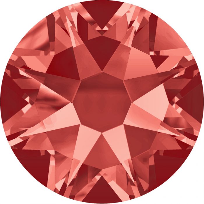 Padparadscha (542) SWAROVSKI 2088, Flat Back Stones, No Hot Fix