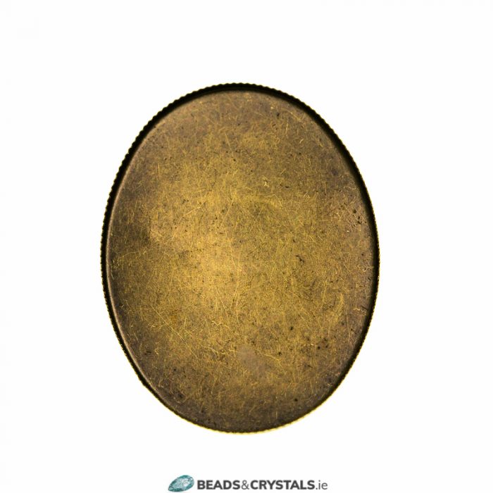 Antique Bronze Oval 30x40mm Brooch, 3 piece