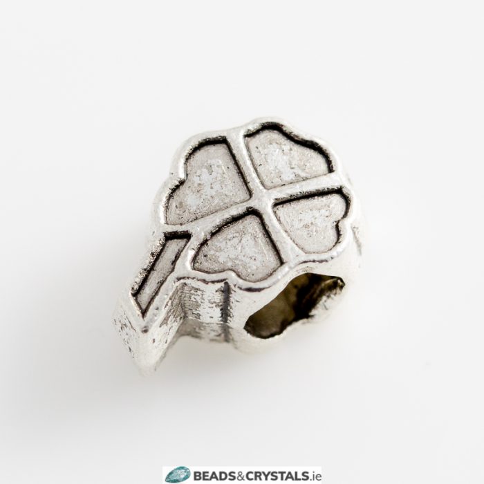 Silver Pandora Style, Clover Bead, 3 pieces