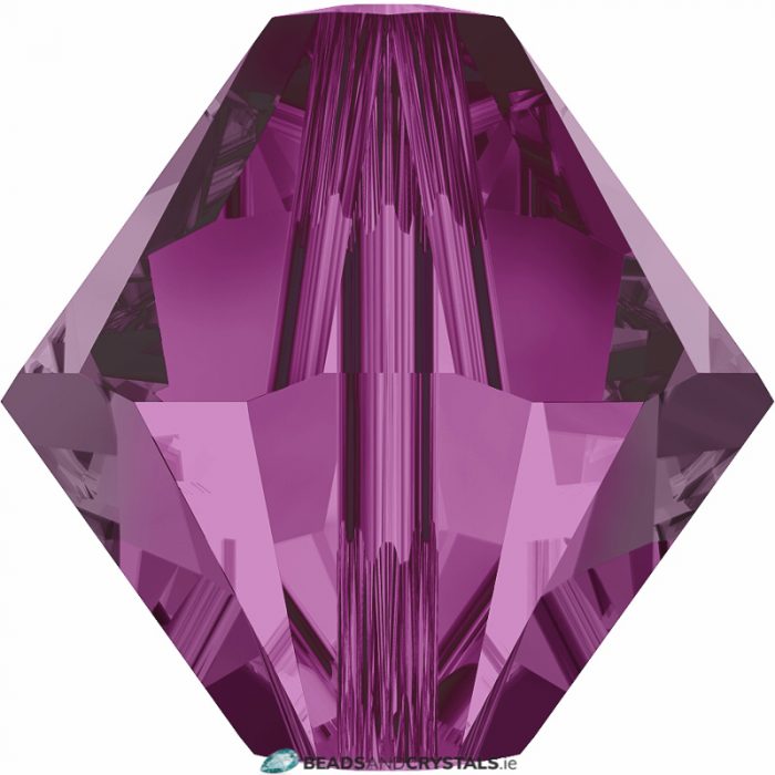 Fuchsia (502) SWAROVSKI 5328,  Bicone Bead
