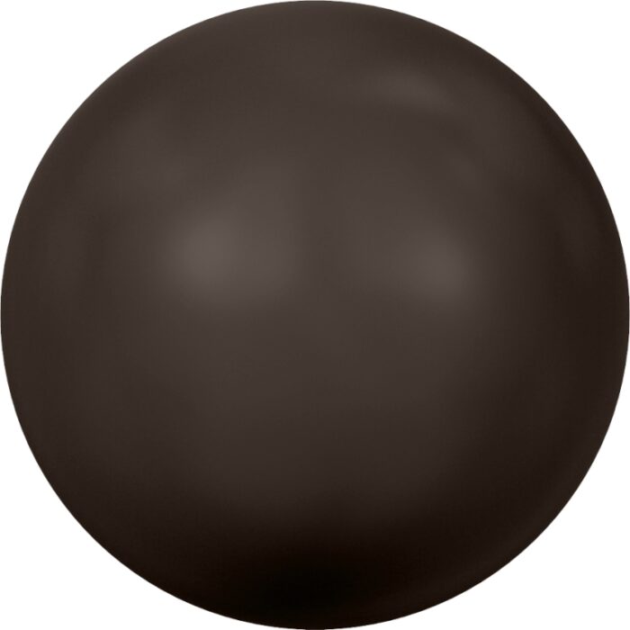 Deep Brown (414) Round Swarovski Pearls