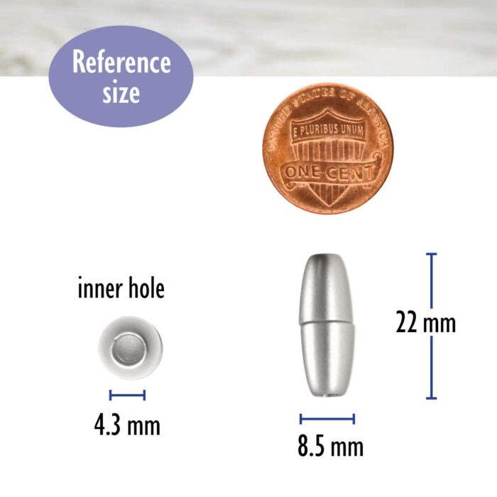 Acrylic Magnetic Clasp 8.5X22mm - Image 2