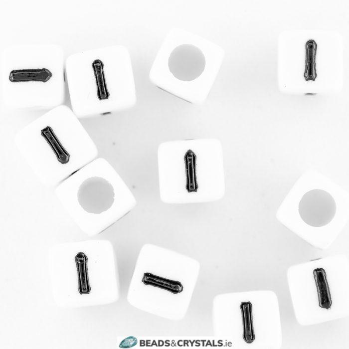 "I" Alphabet Beads  (100 pieces)