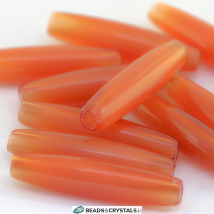 Acrylic Terracotta Orange Bean Bead (20 pieces) - Image 6