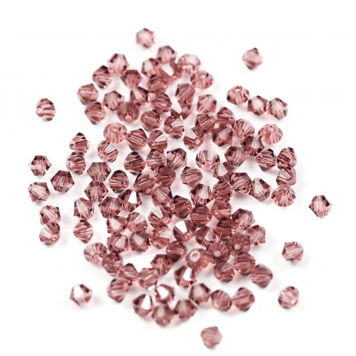 4mm Bicone, Amethyst Purple