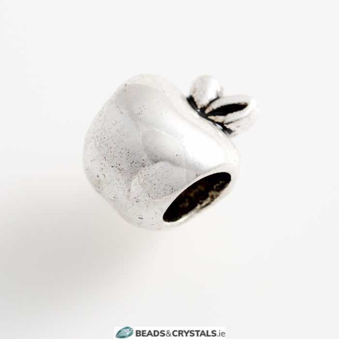 Silver Pandora Style, Apple Bead, 3 pieces