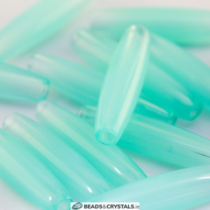 Acrylic Turquoise Nugget Beads (20 pieces) - Image 2