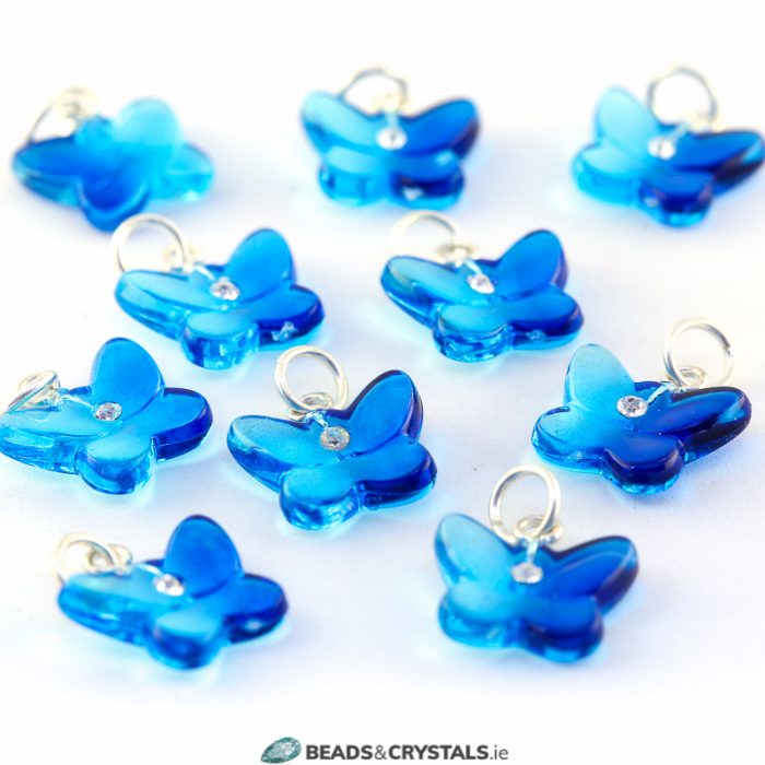 Acrylic Blue Bean Bead (20 pieces) - Image 12
