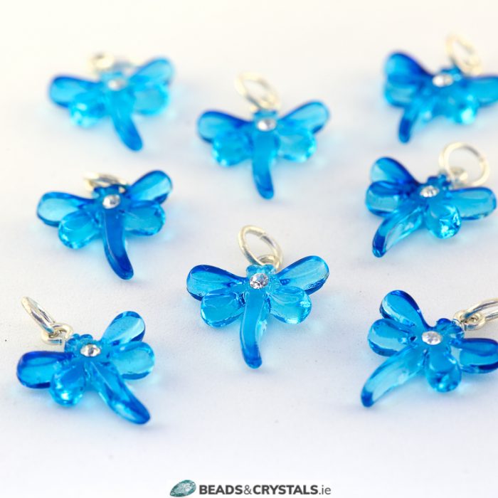 Acrylic Blue Bean Bead (20 pieces) - Image 11