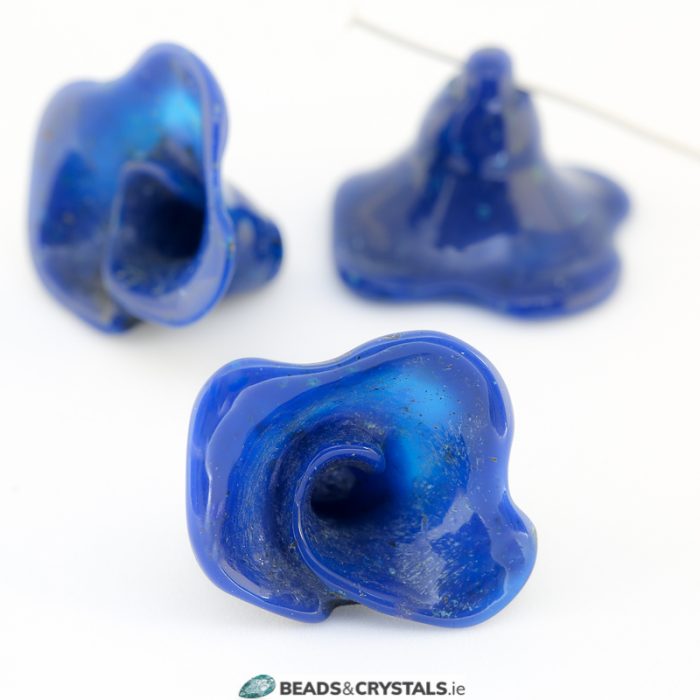 Acrylic Blue Bean Bead (20 pieces) - Image 6