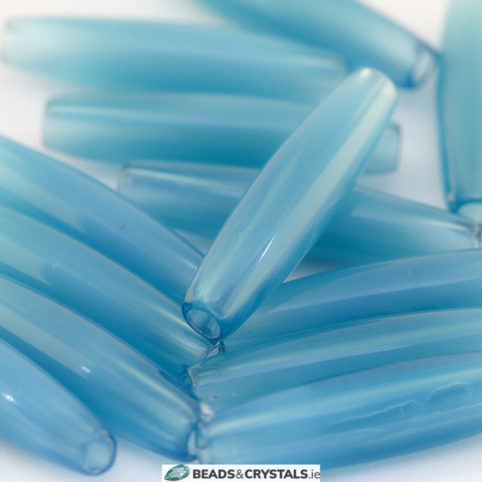 Acrylic Blue Bean Bead (20 pieces) - Image 4