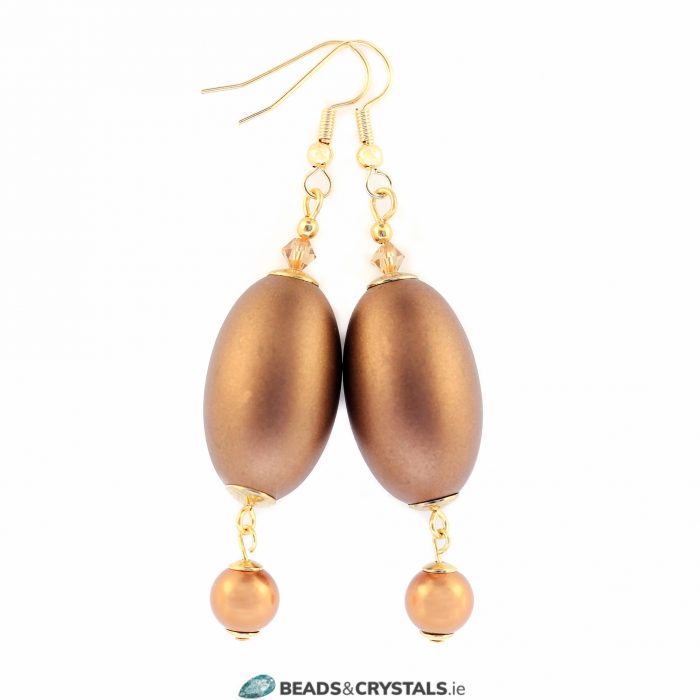 Bronze Oval Earring KIT