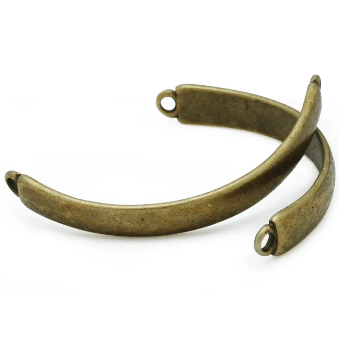 Bronze Bracelet Connector, 6 piece