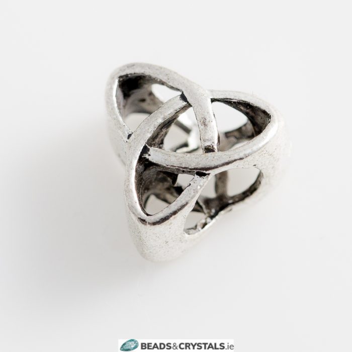 Silver Pandora Style, Celtic Triangle Bead, 3 pieces