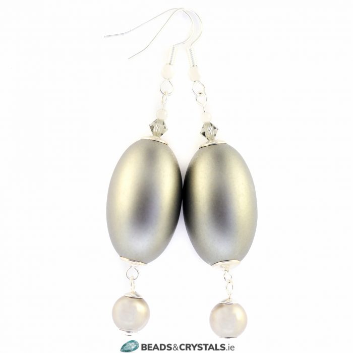 Chrome Oval Earring KIT