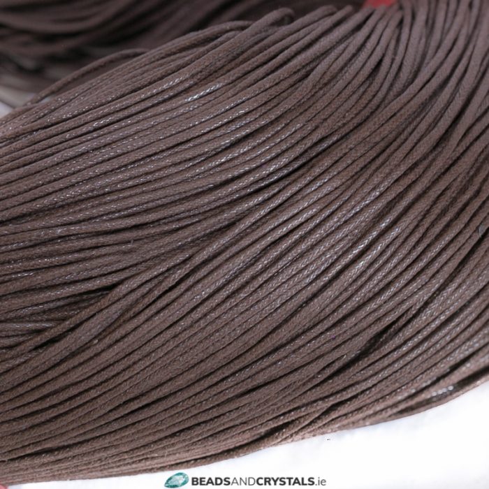 Brown Cotton Cord, 1.0 mm x 100 meters