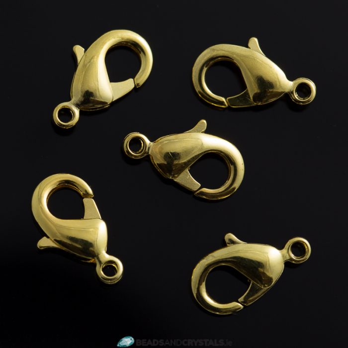 Gold Trigger Catch, Lobster Claw, Carab
