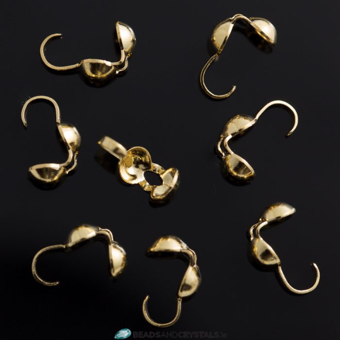 Gold Plated Calottes, Top Opening
