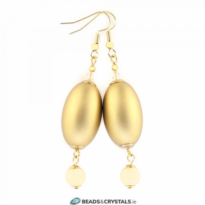 Gold Oval Earring KIT