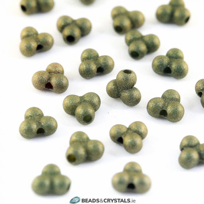 Acrylic Green TriBall 8mm (25 pieces)