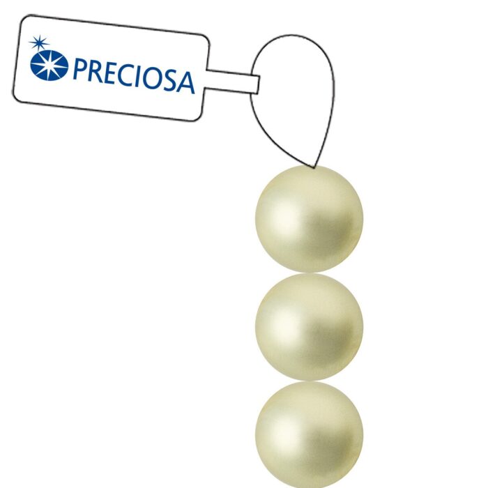 Preciosa Maxima Round Pearl - Light Green