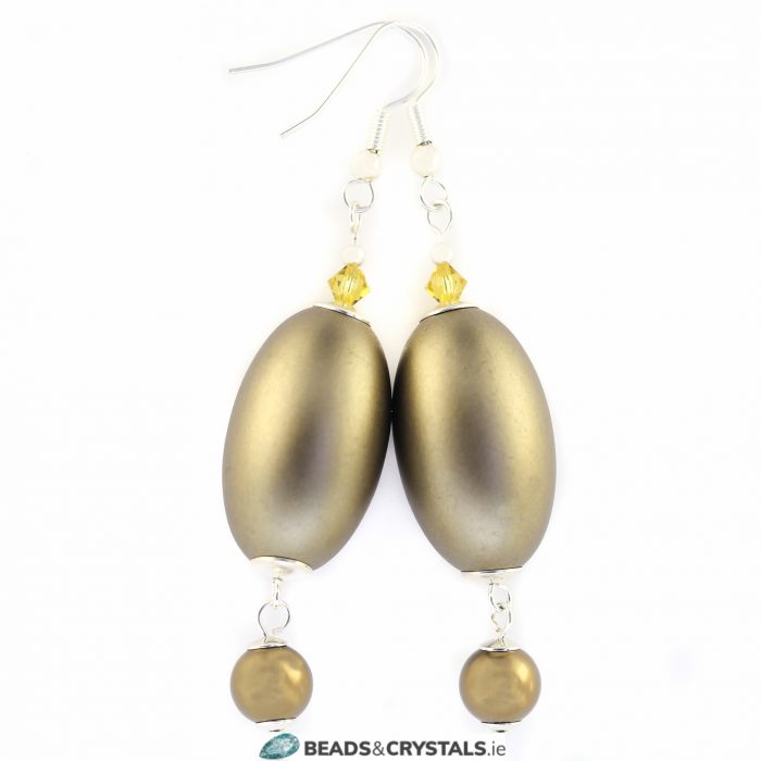 Olivine Oval Earring KIT