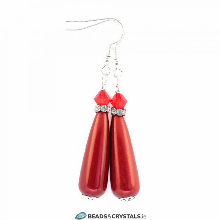 Red Drop Earring KIT