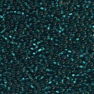 Emerald Green Silver Lined, 6/0, 57710