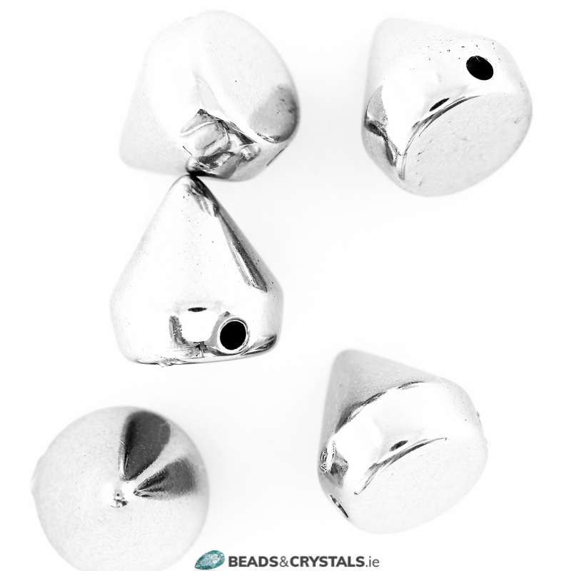 Silver Metal Spike wide Beads and Crystals Dublin Ireland