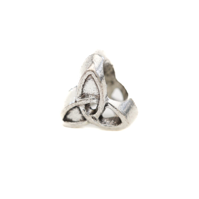 Silver Pandora Style, Small Celtic Knot Bead, 3 pieces