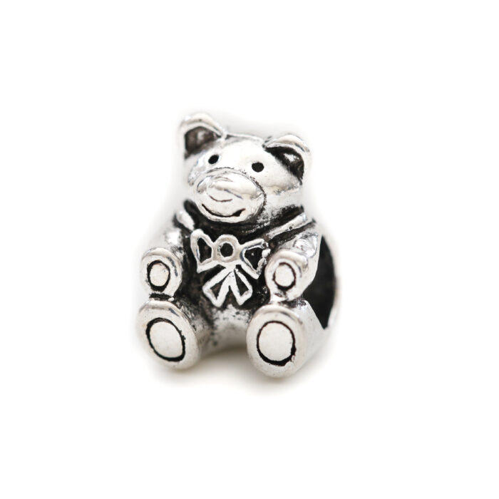 Silver Pandora Style, Teddy, 3 pieces