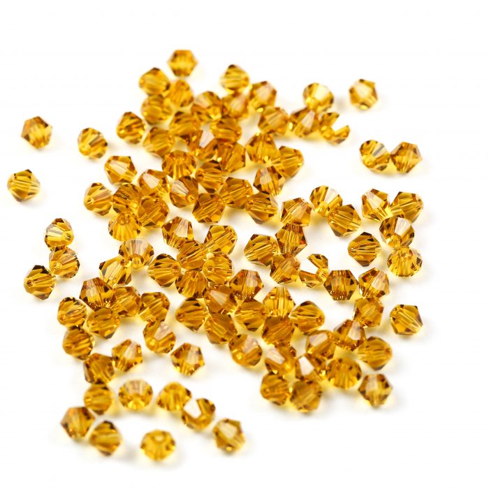 4mm Bicone, Topaz